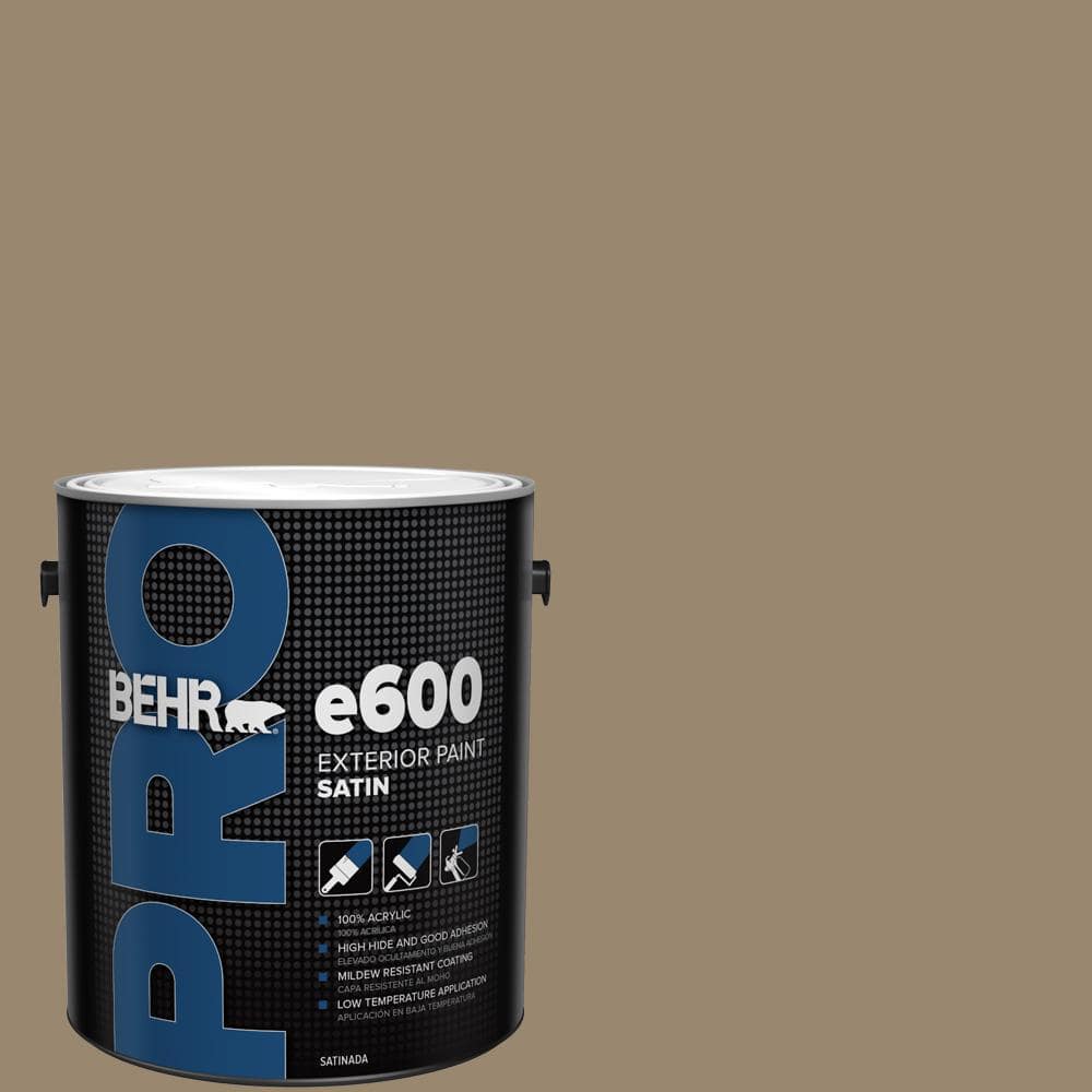 BEHR PRO 1 gal. #710D-5 Mississippi Mud Satin Exterior Paint (1)