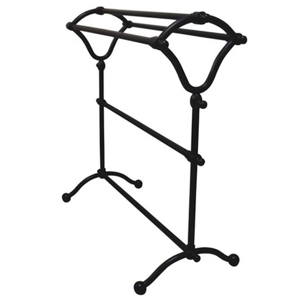 Kingston Brass Pedestal Y-Type Towel Rack in Oil Rubbed Bronze (1)