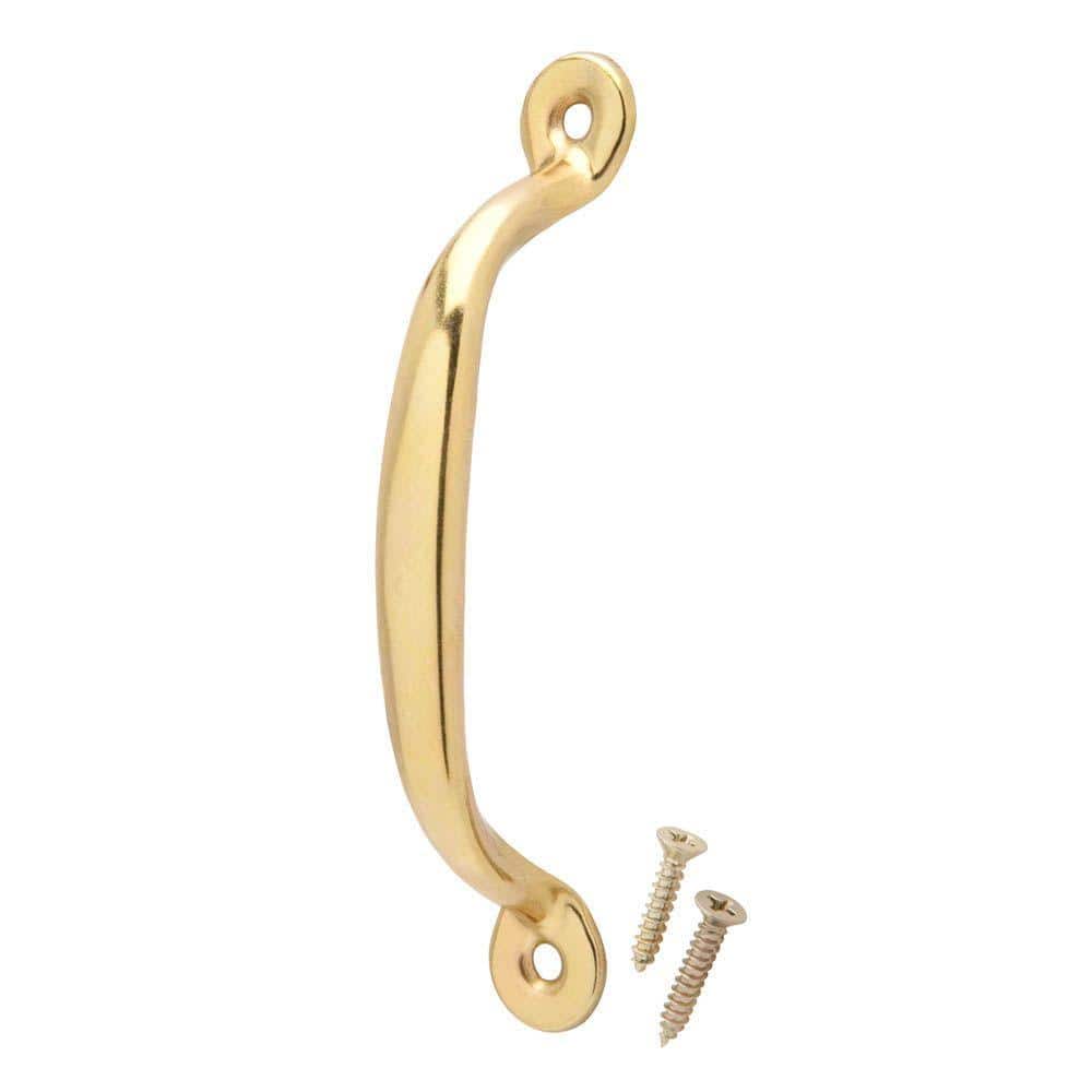 Everbilt 4-7/8 in. Satin Brass Light Duty Door Pull