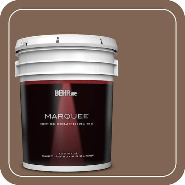 BEHR MARQUEE 5 gal. #N240-7 Joshua Tree Flat Exterior Paint & Primer (2)