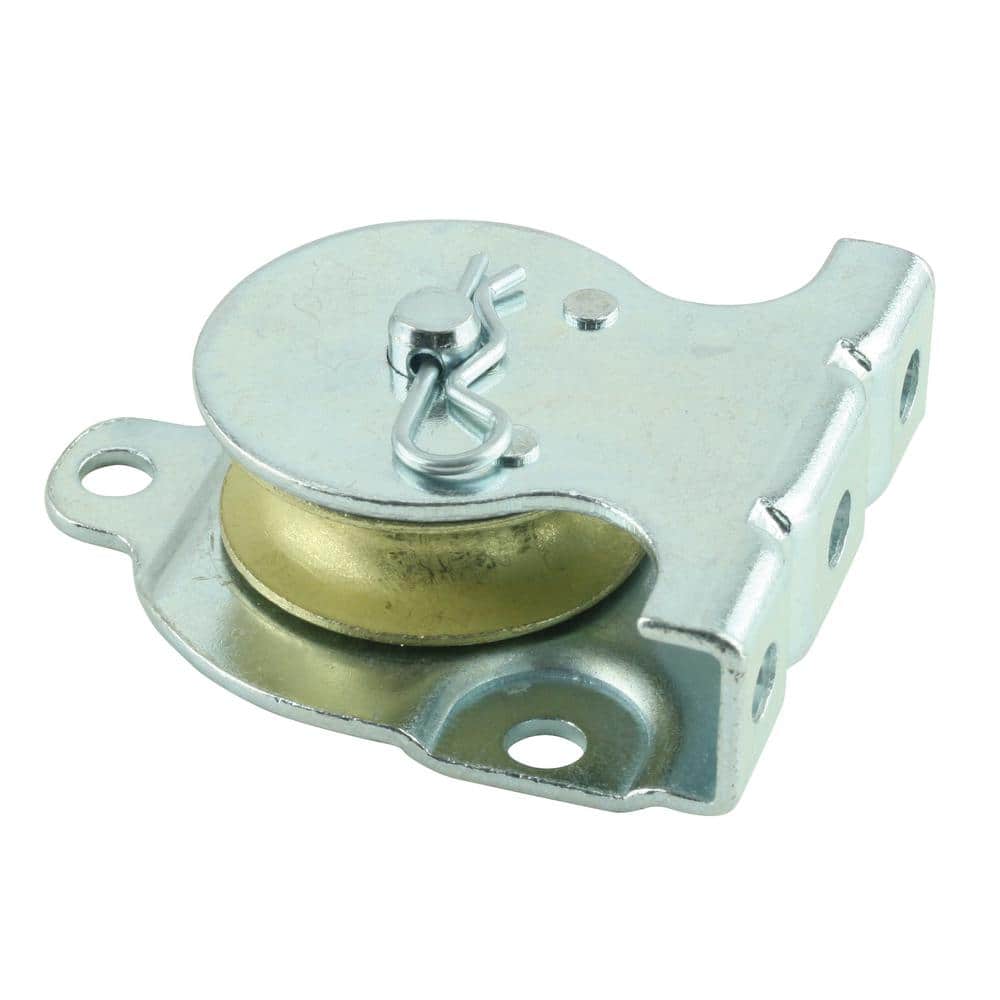 Everbilt 1-1/2 in. Zinc-Plated Wall/Ceiling Mount Pulley (2)