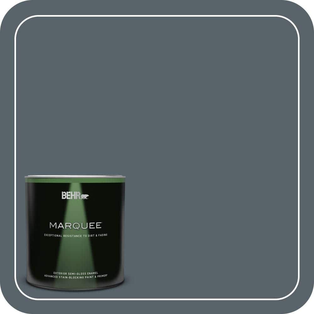 BEHR MARQUEE 1 qt. #N490-6 Calligraphy Semi-Gloss Enamel Exterior Paint & Primer