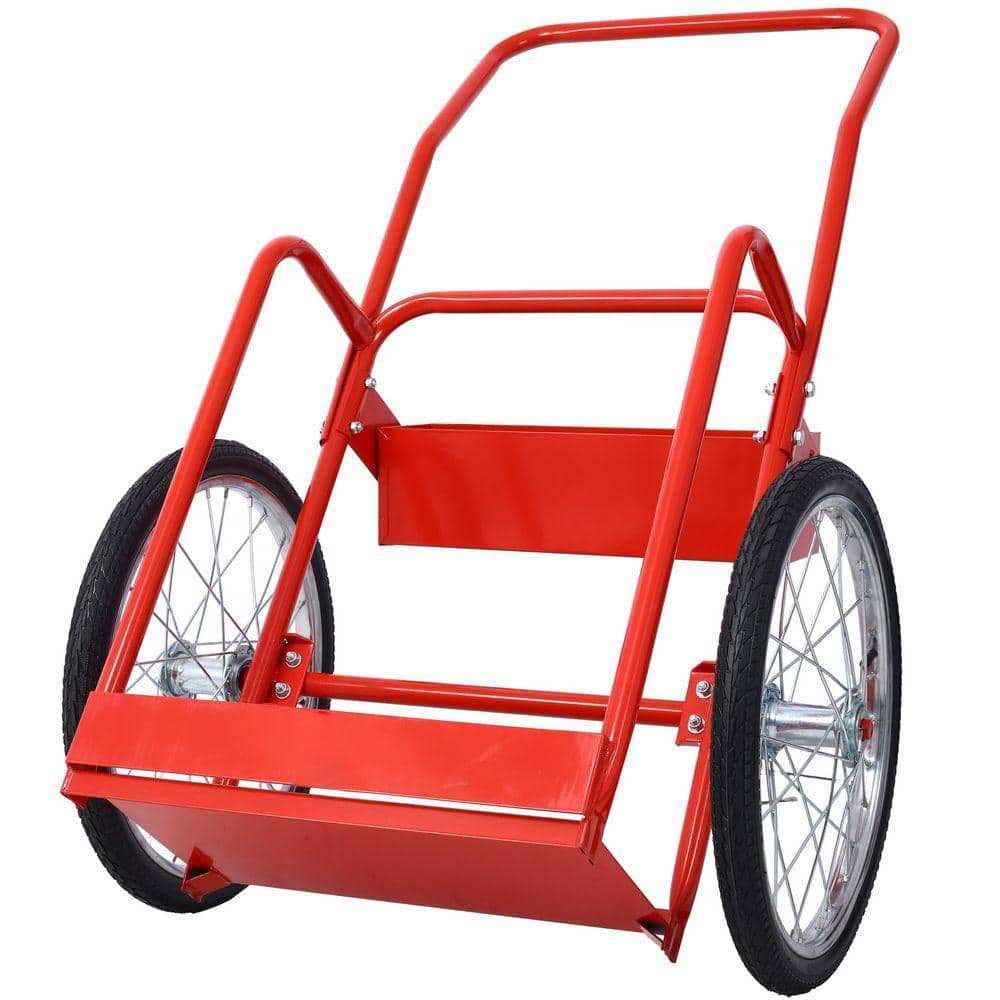 Miscool Ami 220 lbs. Capacity Blue Oxygen Tank Cart Dolly With 20 in. Pneumatic Wheels Industrial Use Hand Trucks (1)