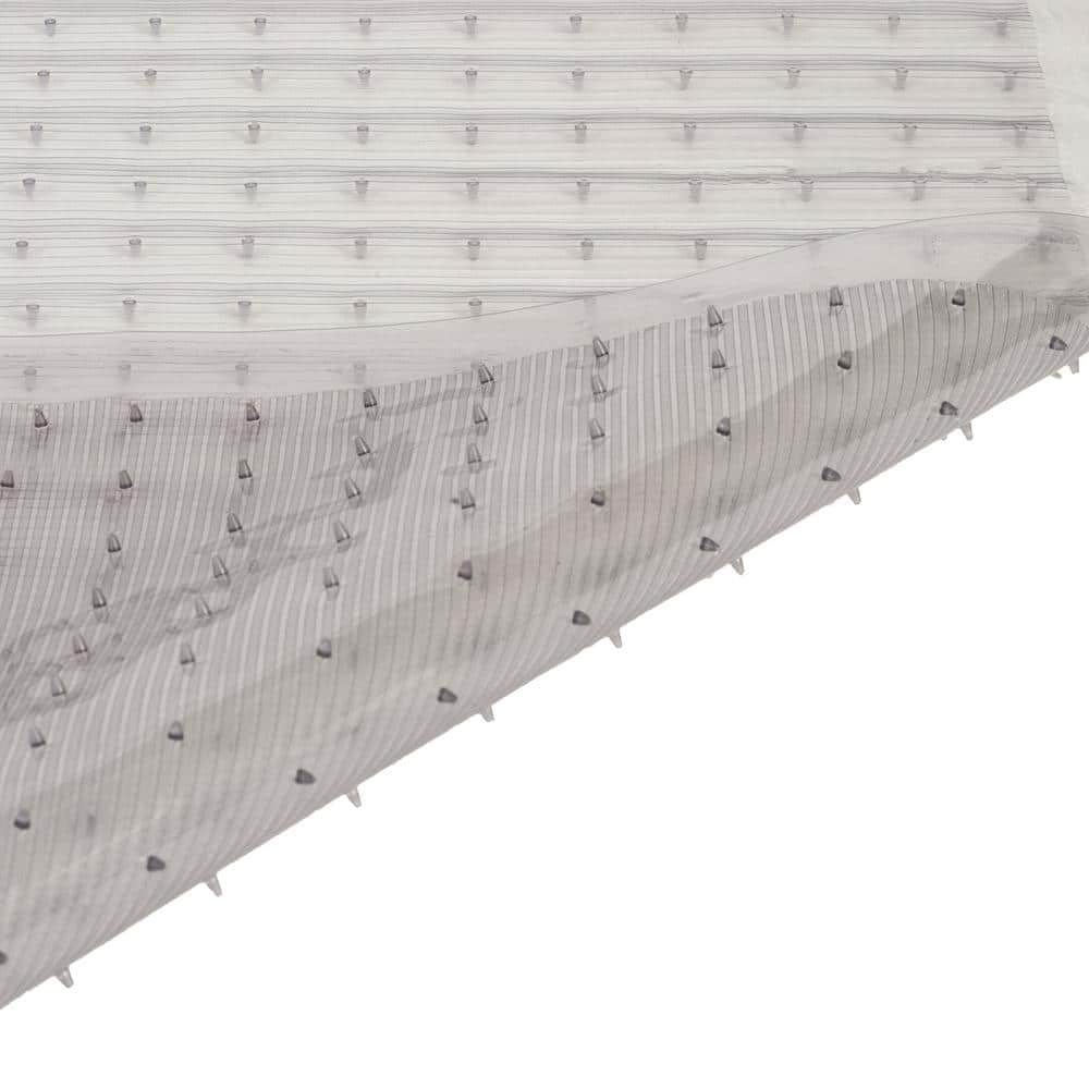 TrafficMaster 27 in. x 12 ft. Classic Rib Low Pile Clear Floor Protection (3)