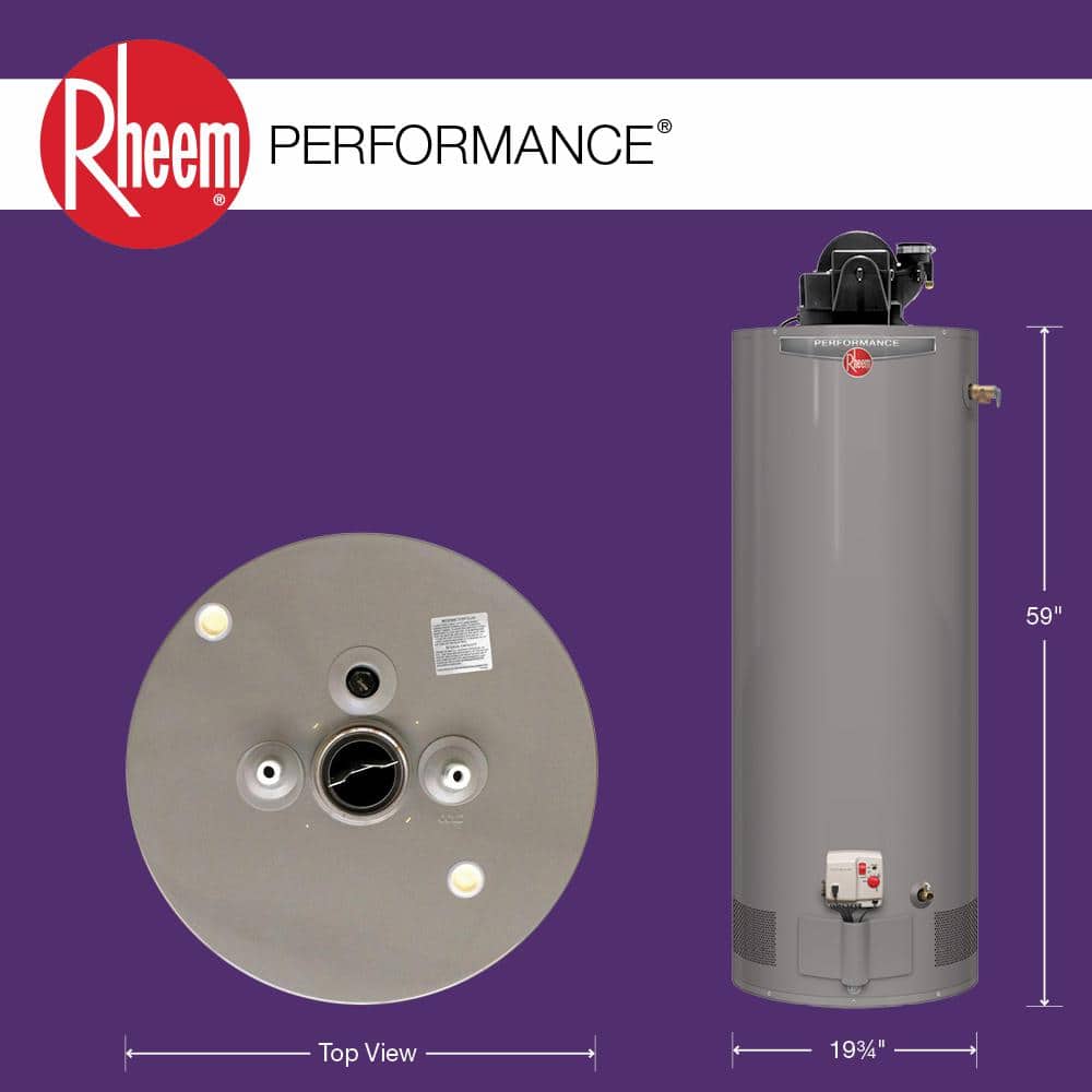 Rheem Performance Tall 36,000 BTU Liquid Propane Power Vent Water Heater with 6-Year Warranty (3)