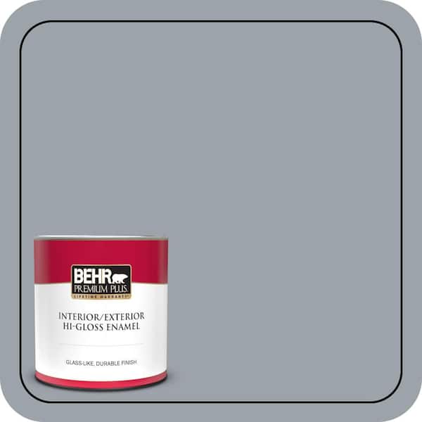 BEHR PREMIUM PLUS 1 qt. #MQ5-22 Rainmaster Hi-Gloss Enamel Interior/Exterior Paint & Primer (2)