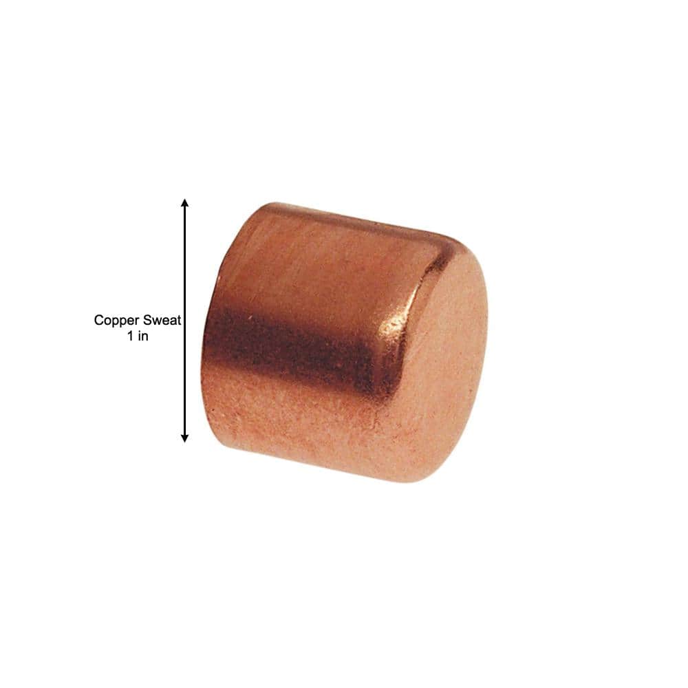 Everbilt 1 in. Copper Pressure Tube Cap Fitting (3)