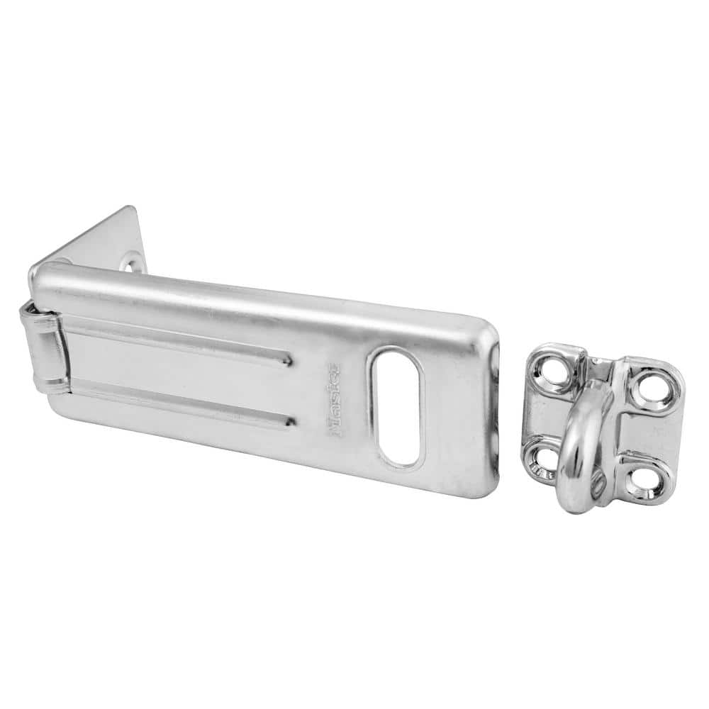 Master Lock 4 in. L Steel Heavy-Duty Hasp Latch