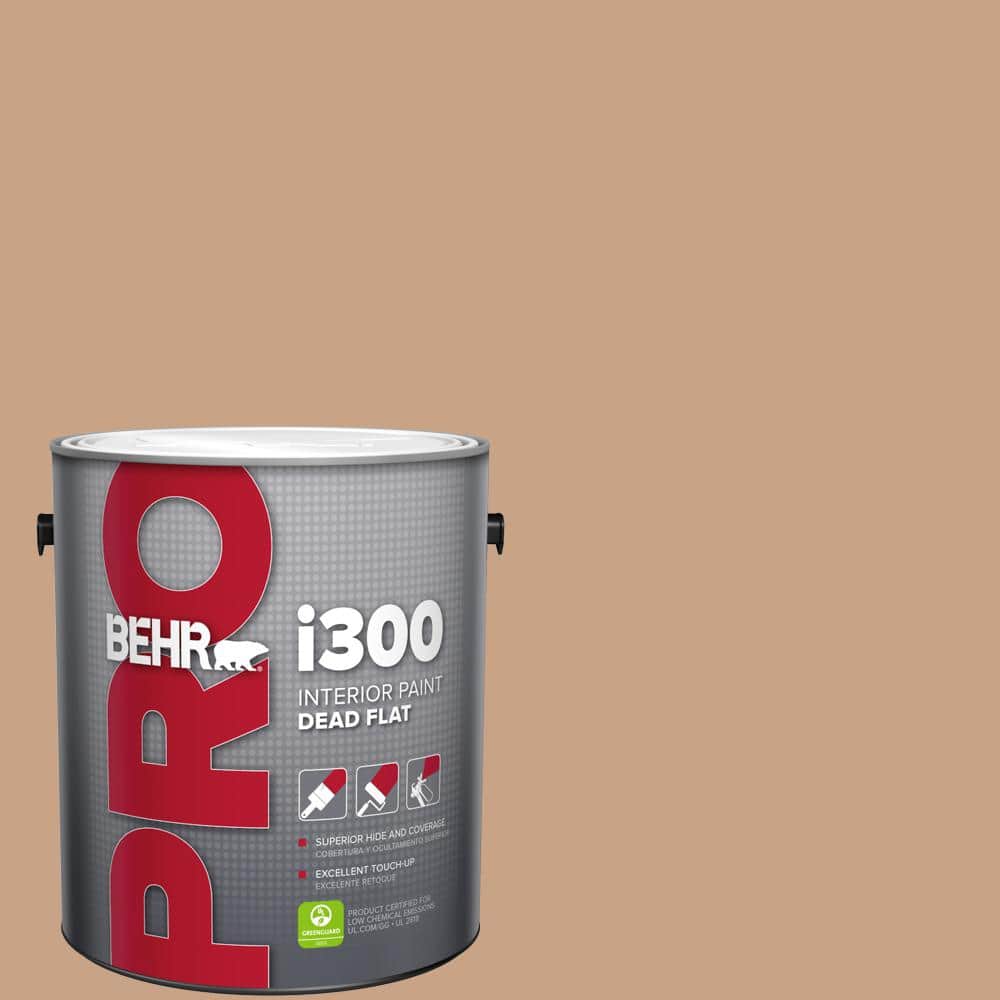 BEHR PRO 1 gal. #S230-4 Granola Dead Flat Interior Paint