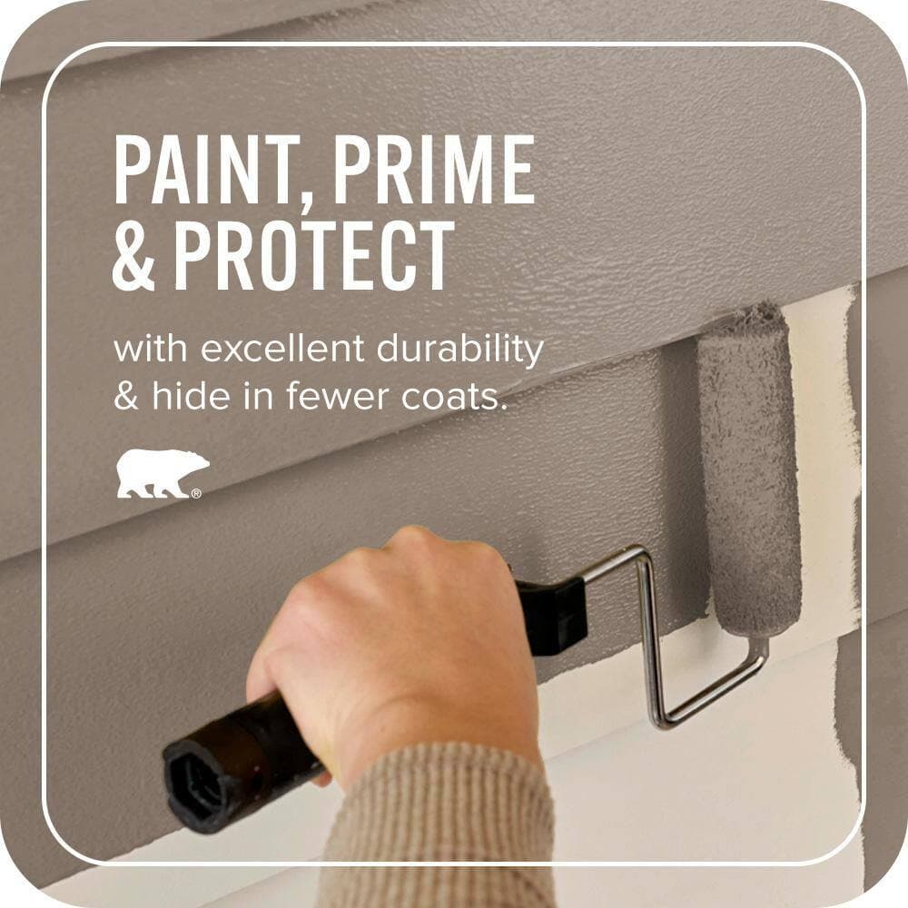 BEHR ULTRA 1 qt. #N210-5 Caffeine Flat Exterior Paint & Primer (3)