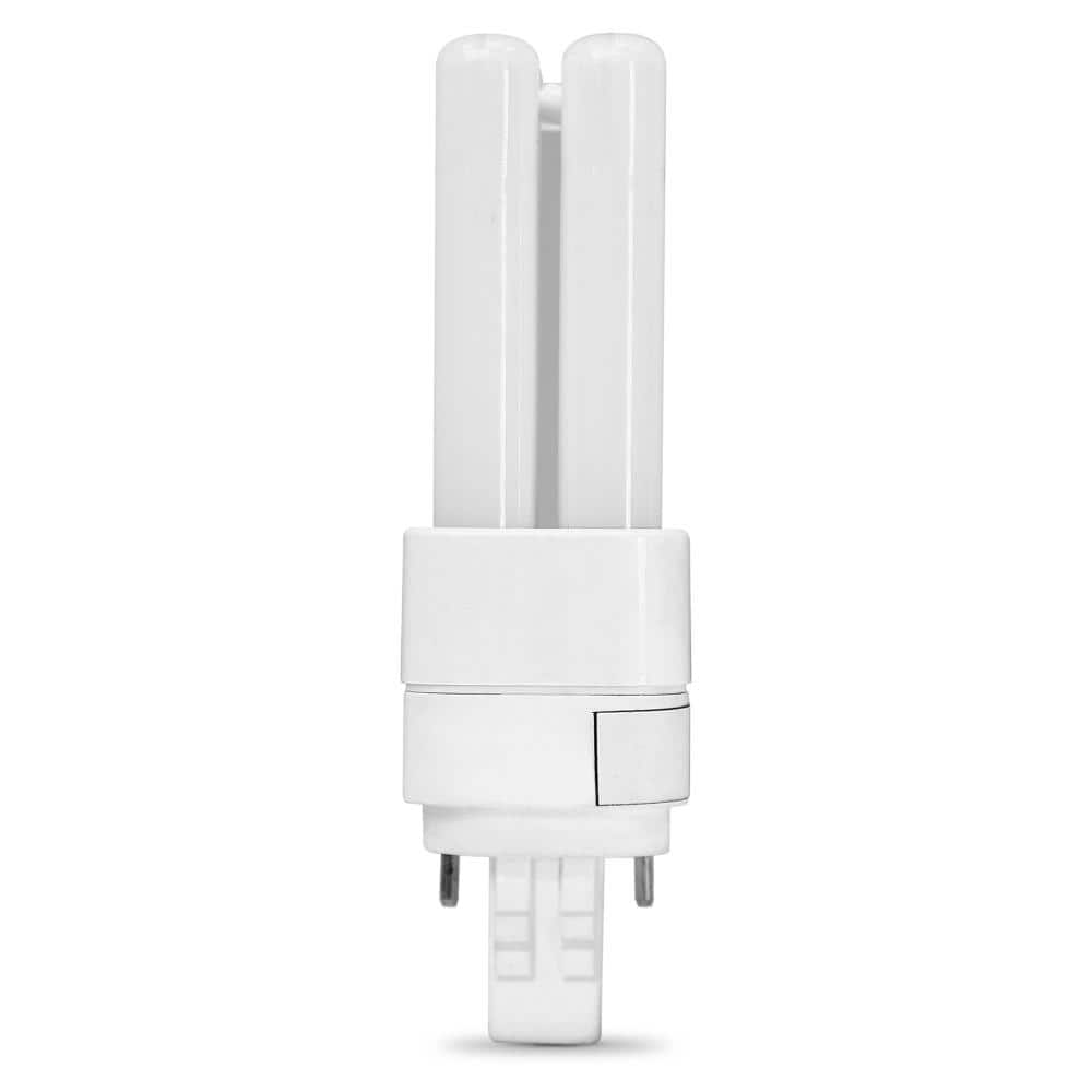 Feit Electric 13-Watt Equivalent PL Quad Tube CFLNI Bi-Pin Plugin GX23-2 Base CFL Replacement LED Light Bulb Cool White 4100K (1-Pack) (2)