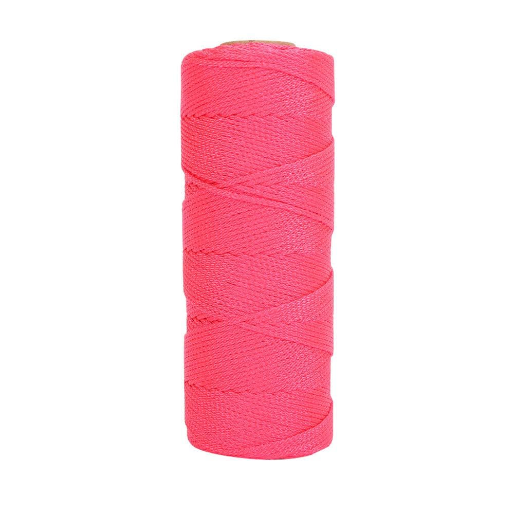Anvil 500 ft. Florescent Pink Braided Nylon Mason's Line (3)