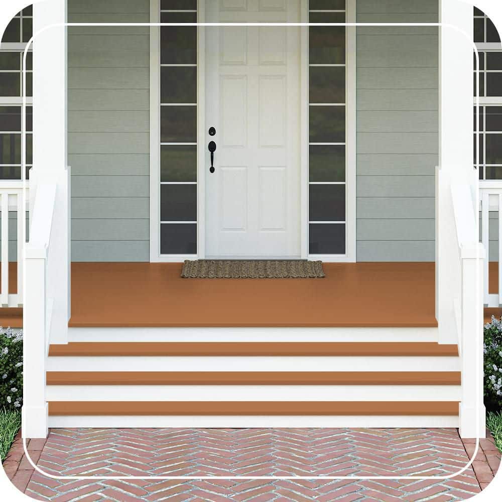 BEHR PREMIUM #SC-533 Textured Low-Lustre Enamel Interior/Exterior Porch and Patio Anti-Slip Floor Paint (2)