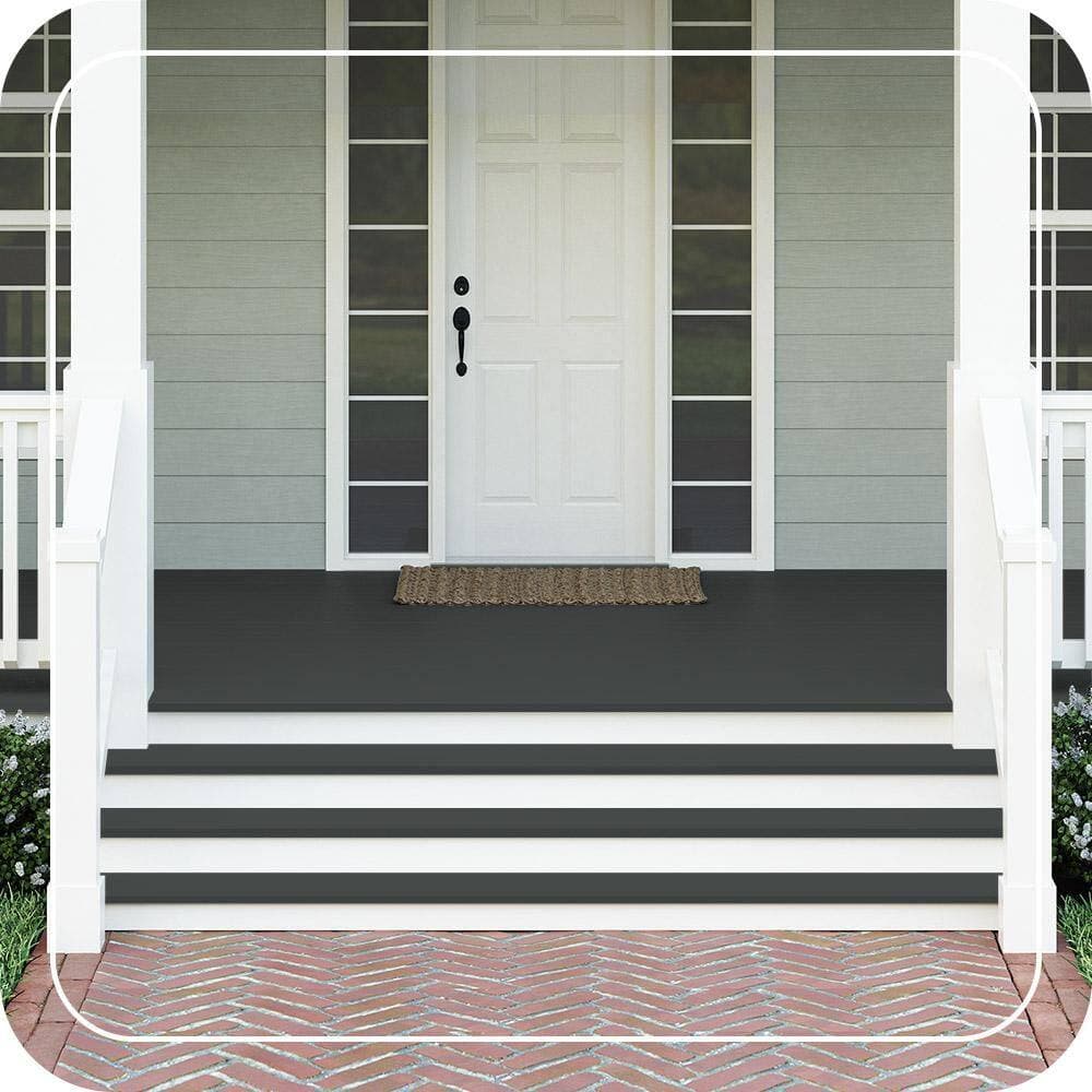 BEHR PREMIUM Textured Low-Lustre Enamel Interior/Exterior Porch and Patio Anti-Slip Floor Paint (2)
