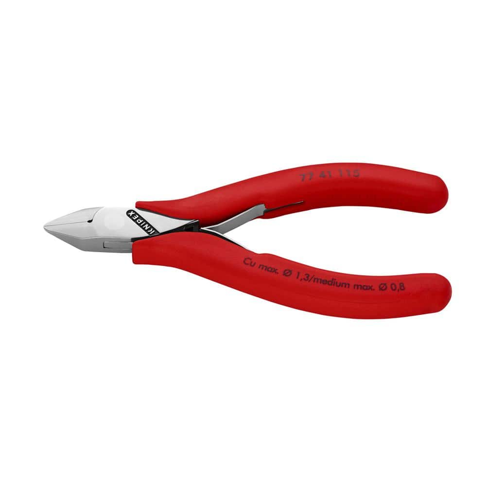 KNIPEX 4-1/2 in. Electronics Diagonal Cutters with Pointed Head and Flush Cut (1)
