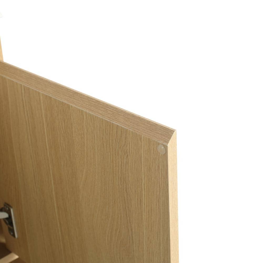 Lycvki 58.69 in. W x 17.94 in. D x 30.31 in. H Bath Vanity Cabinet without Top in Brown with 4 Soft-Close Cabinet Doors (3)