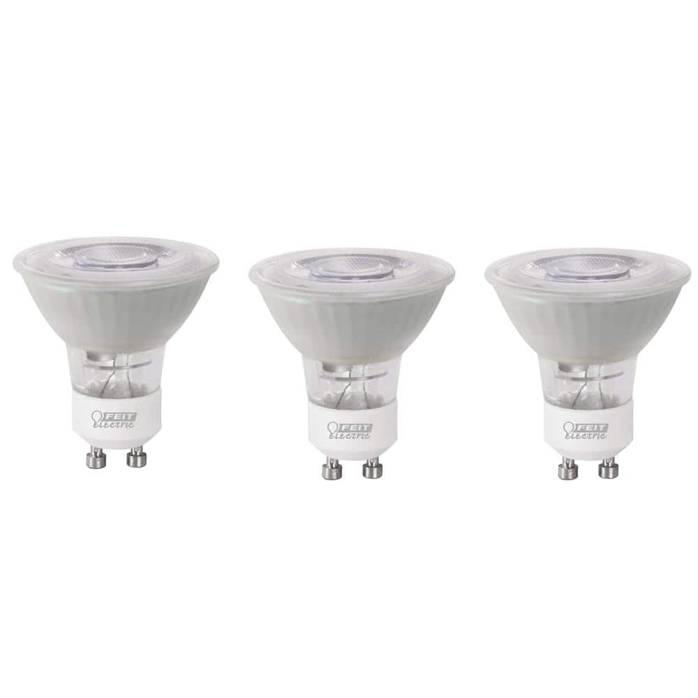 Feit Electric 35-Watt Equivalent MR16 GU10 Dimmable Track Ligthing Reflector LED Light Bulb, Daylight 5000K (3-Pack) (2)
