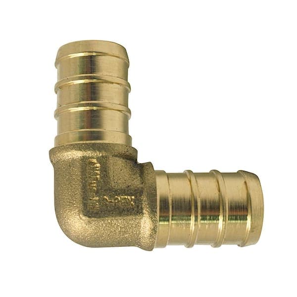 Apollo 1/2 in. Brass PEX-B Barb 90-Degree Elbow (2)