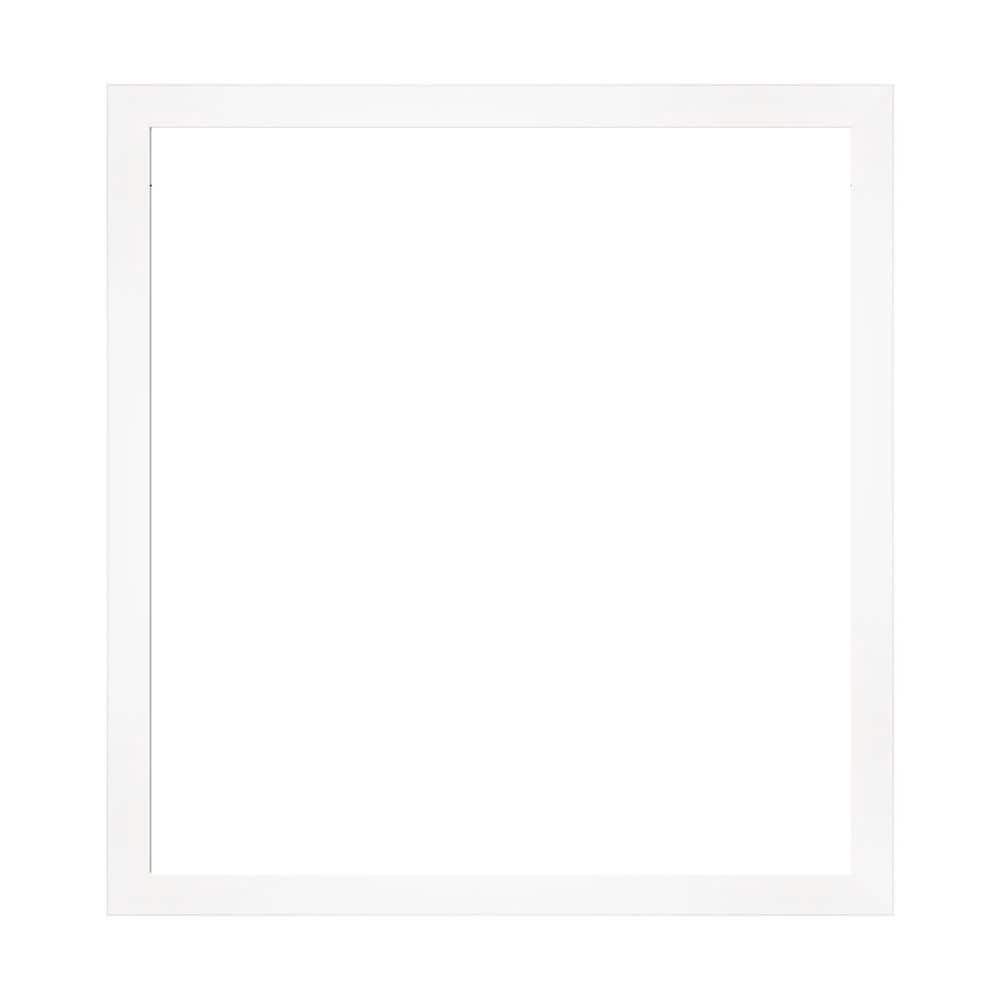 Amanti Art Mirror Makeover Cabinet White Narrow 35.25 in. W x 37.25 in. H Bathroom Mirror Frame Border Kit-Fits a 34 x 36 Mirror (1)