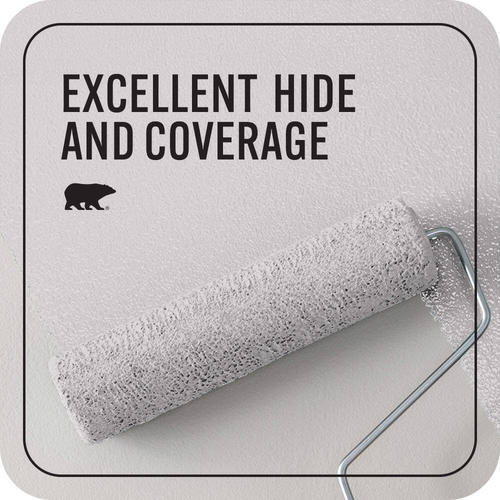 BEHR PREMIUM PLUS 1 qt. #MQ3-29 So Shy Flat EcoMix Plant-Based Interior Paint & Primer (2)