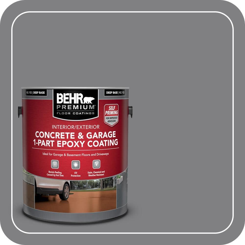BEHR PREMIUM #RP-34D Self-Priming 1-Part Epoxy Satin Interior/Exterior Concrete and Garage Floor Paint (1)
