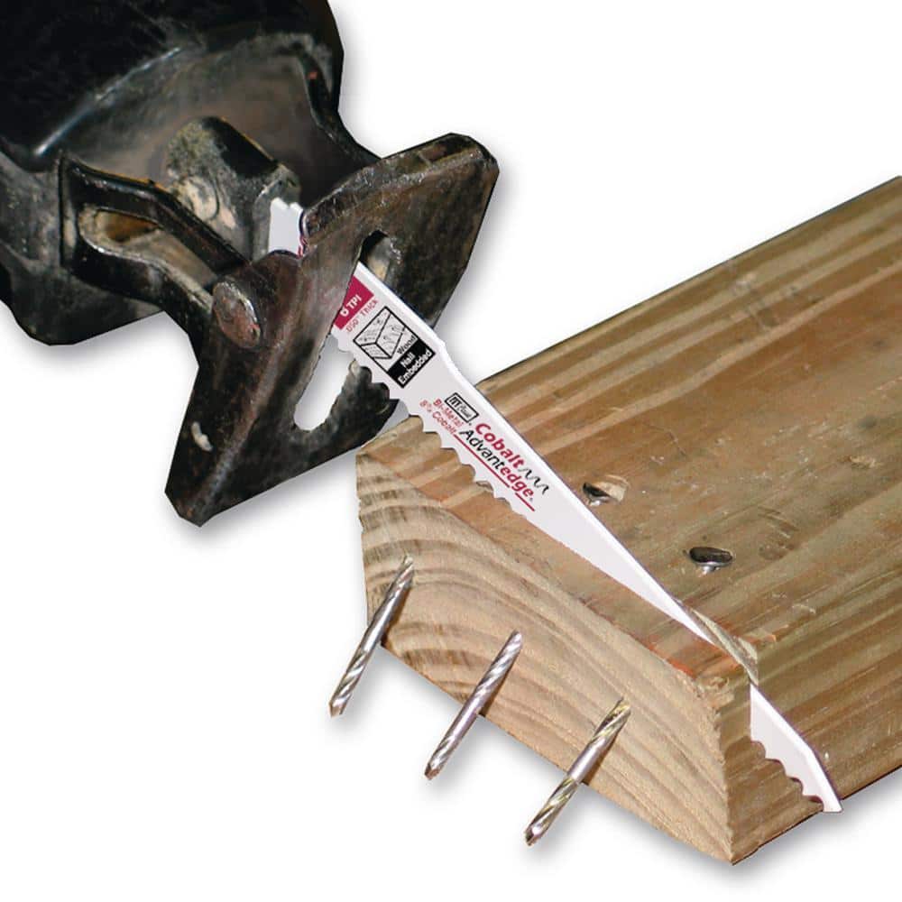 Ivy Classic 6 in. 6 TPI Bi-Metal Reciprocating Saw Blade Cuts Wood/Nails (50-Pack) (3)