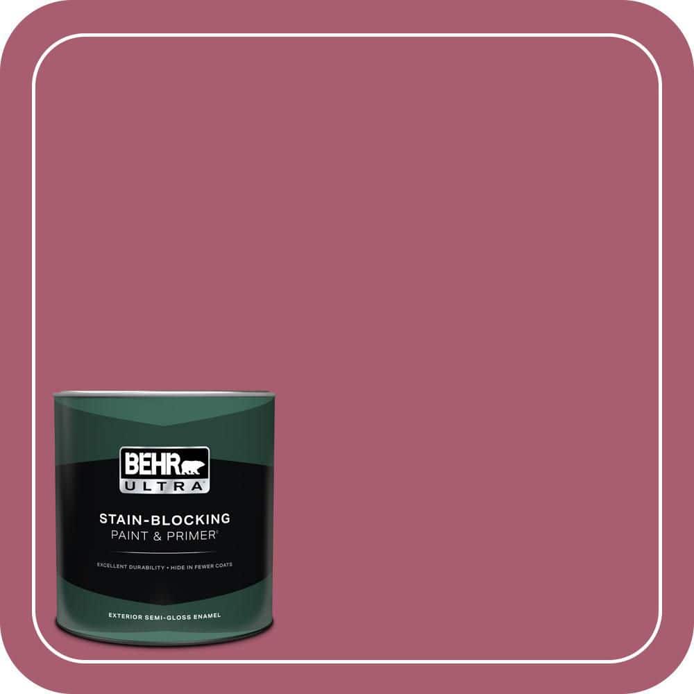 BEHR ULTRA 1 qt. #MQ1-07 Shine Baby Shine Semi-Gloss Enamel Exterior Paint & Primer