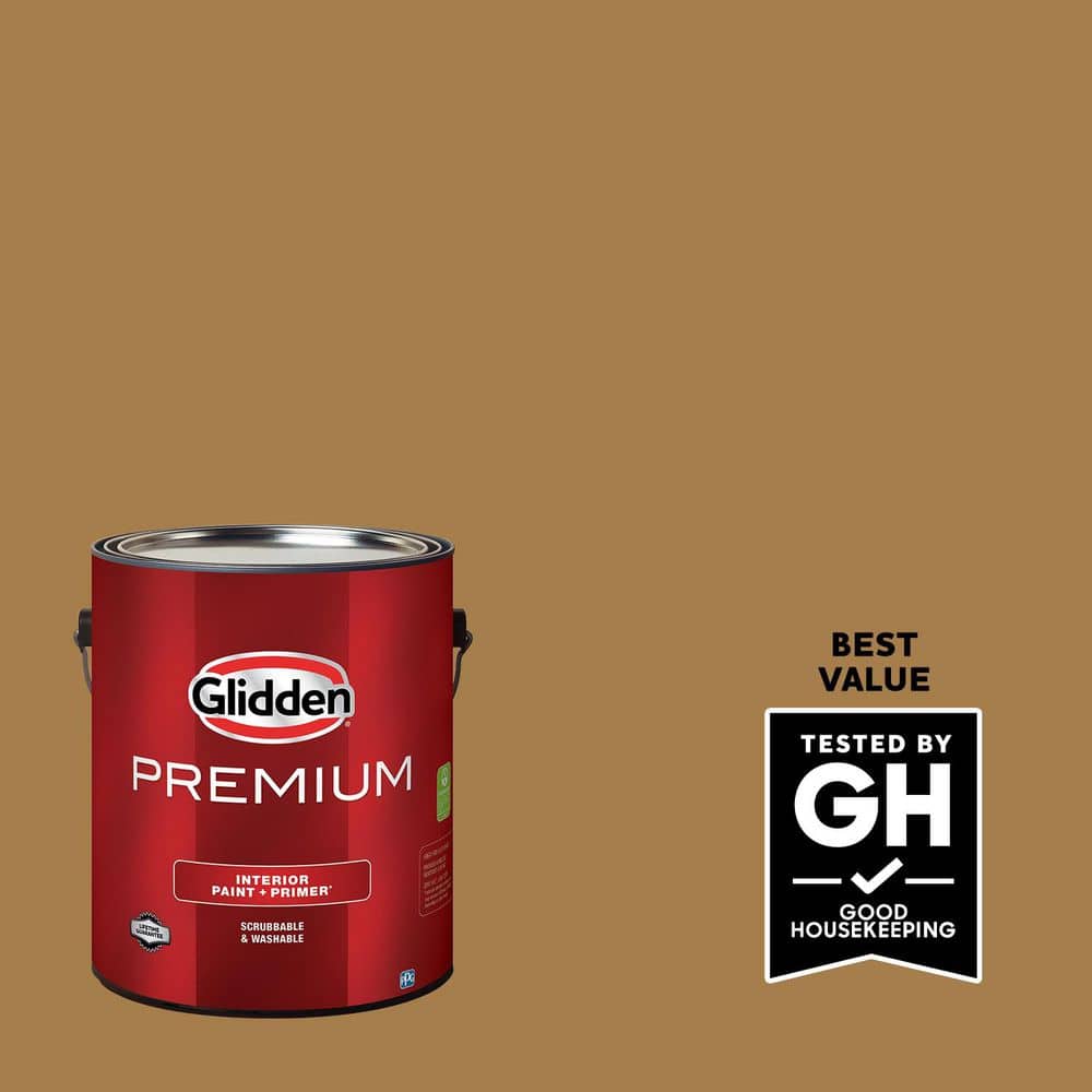 Glidden Premium 1 gal. PPG1091-7 Look At Me Flat Interior Latex Paint