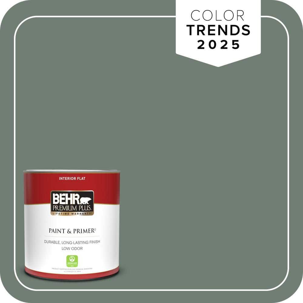 BEHR PREMIUM PLUS #N420-5 Boreal Interior/Exterior Paint & Primer Color Sample (1)