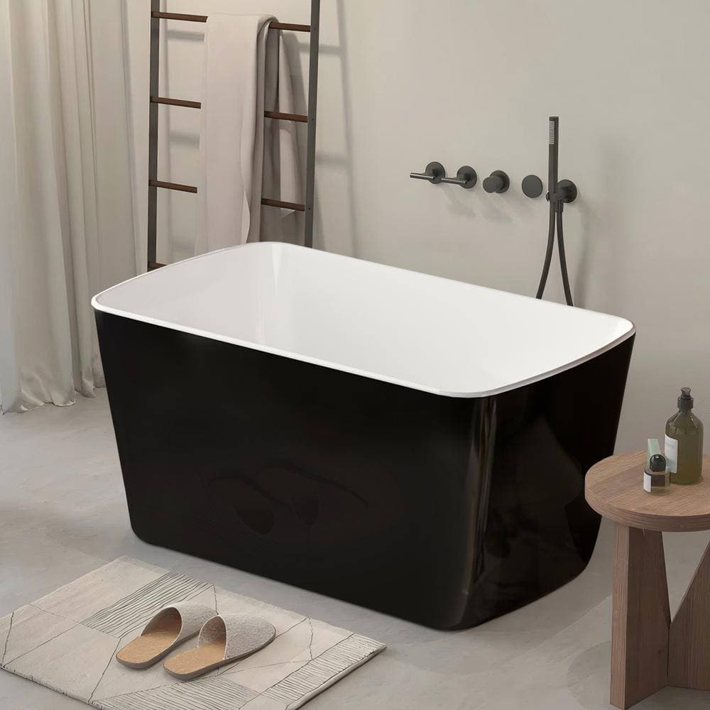 UPIKER Japanese Sit-in 28 in. Soaking Bathtub with Right Drain Polished Chrome (3)