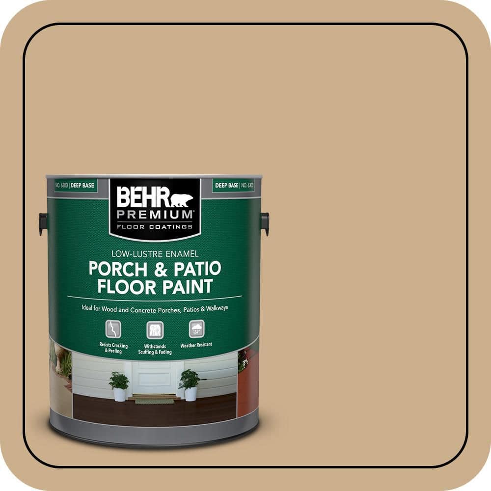 BEHR PREMIUM #PPU7-20 Textured Low-Lustre Enamel Interior/Exterior Porch and Patio Anti-Slip Floor Paint (1)