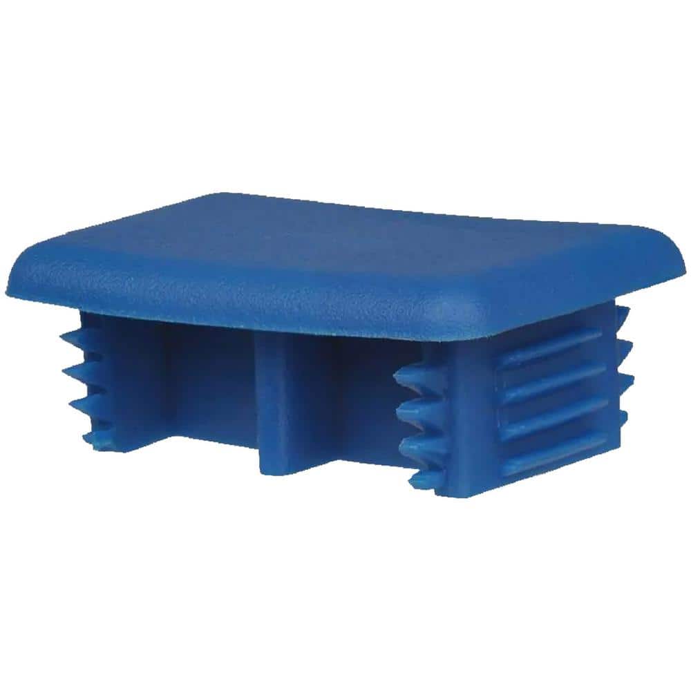 NEWHOUSE ELECTRIC Blue PVC Universal End Cap for 13/16 in. 14 Gauge Metal Strut Channels, 2-Pack