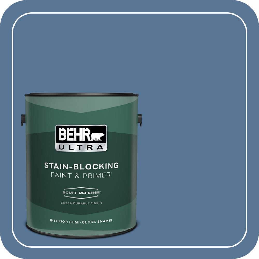 BEHR ULTRA 1 gal. #MQ5-53 Privileged Elite Extra Durable Semi-Gloss Enamel Interior Paint & Primer