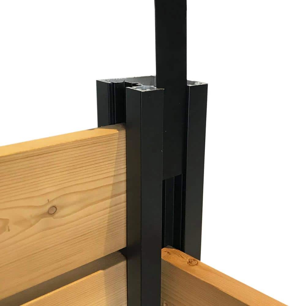 HOFT 33.5 in. Black Plastic Rail Filler (1)