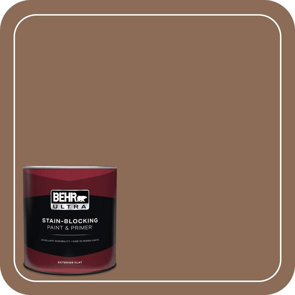 BEHR ULTRA 1 qt. #MQ2-43 Antiquities Flat Exterior Paint & Primer
