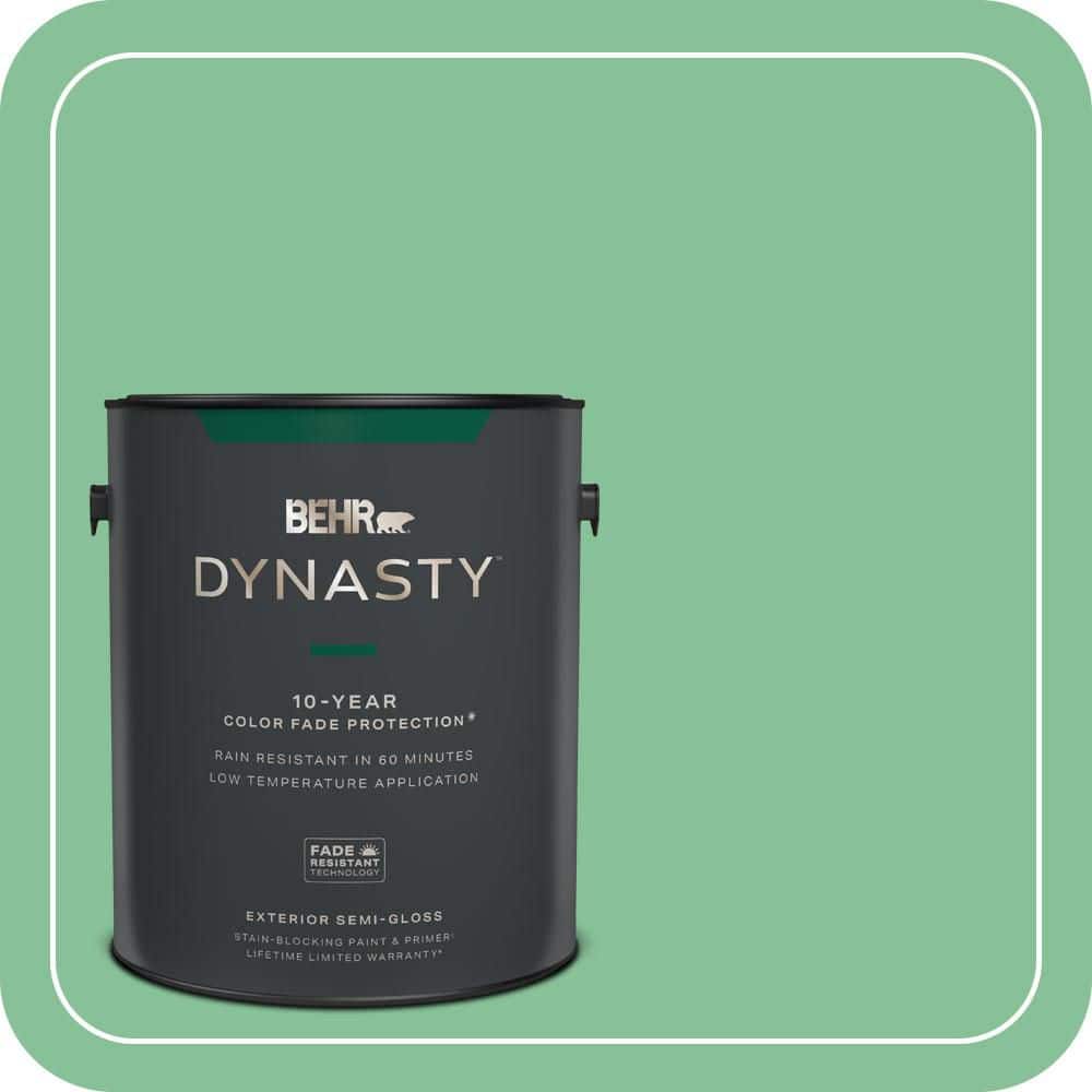 BEHR DYNASTY 1 gal. #MQ6-40 Country Weekend Semi-Gloss Enamel Exterior Stain-Blocking Paint & Primer