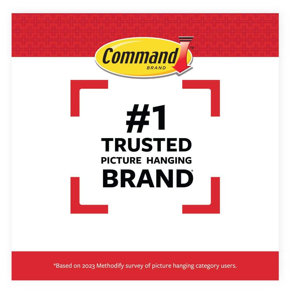 Command 5 lb. Large Metal Universal Picture Hanger (1 Hook, 2 Large and 2 Mini Strips) (2)