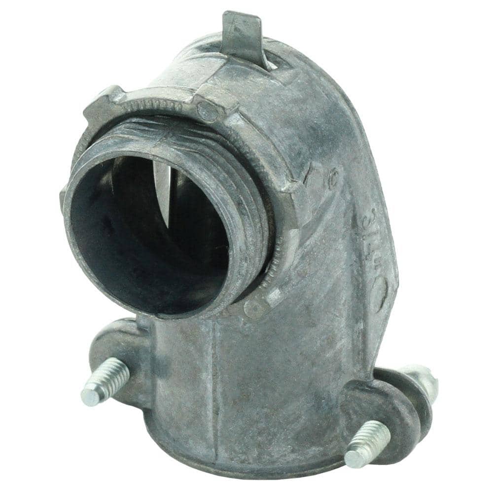 Commercial Electric 3/4 in. Flexible Metal Conduit (FMC) 90-Degree Connector (2)