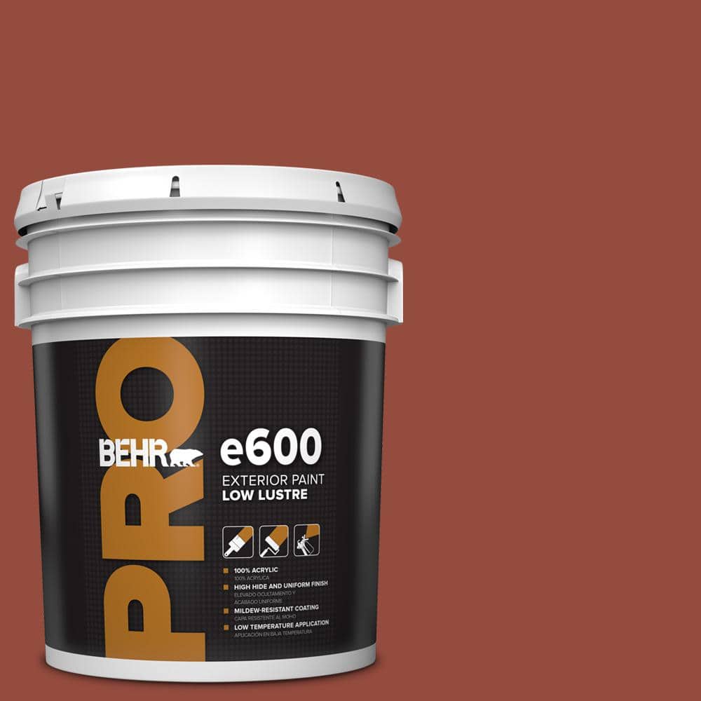 BEHR PRO 5 gal. #S-H-200 New Brick Low Luster Exterior Paint