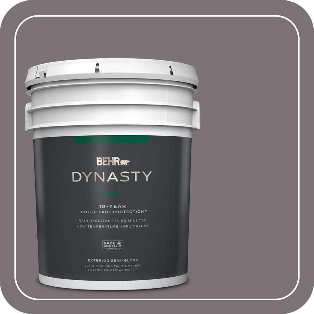BEHR DYNASTY 5 gal. #PPU17-18 Echo Semi-Gloss Exterior Stain-Blocking Paint & Primer