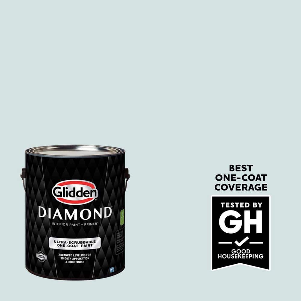Glidden Diamond 1 gal. PPG1148-1 Meadowsweet Mist Semi-Gloss Interior Paint