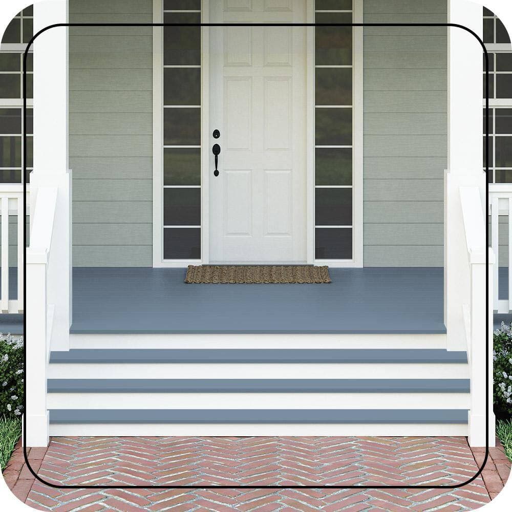 BEHR PREMIUM #S510-4 Textured Low-Lustre Enamel Interior/Exterior Porch and Patio Anti-Slip Floor Paint (2)