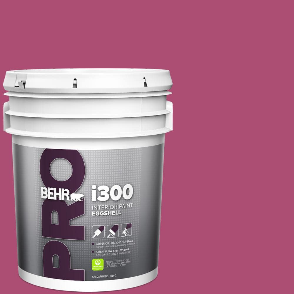 BEHR PRO 5 gal. #100B-7 Hot Pink Eggshell Interior Paint
