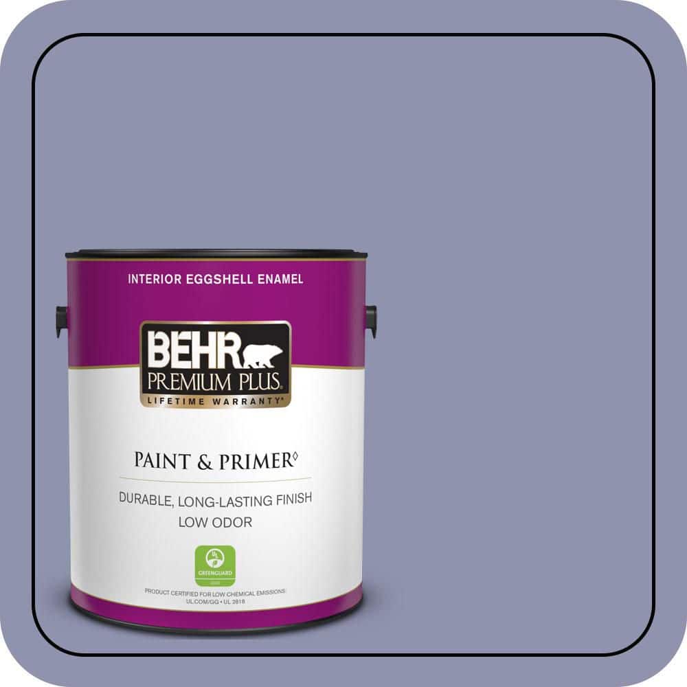 BEHR PREMIUM PLUS 1 gal. #S560-4 Monarchy Eggshell Enamel Low Odor Interior Paint & Primer
