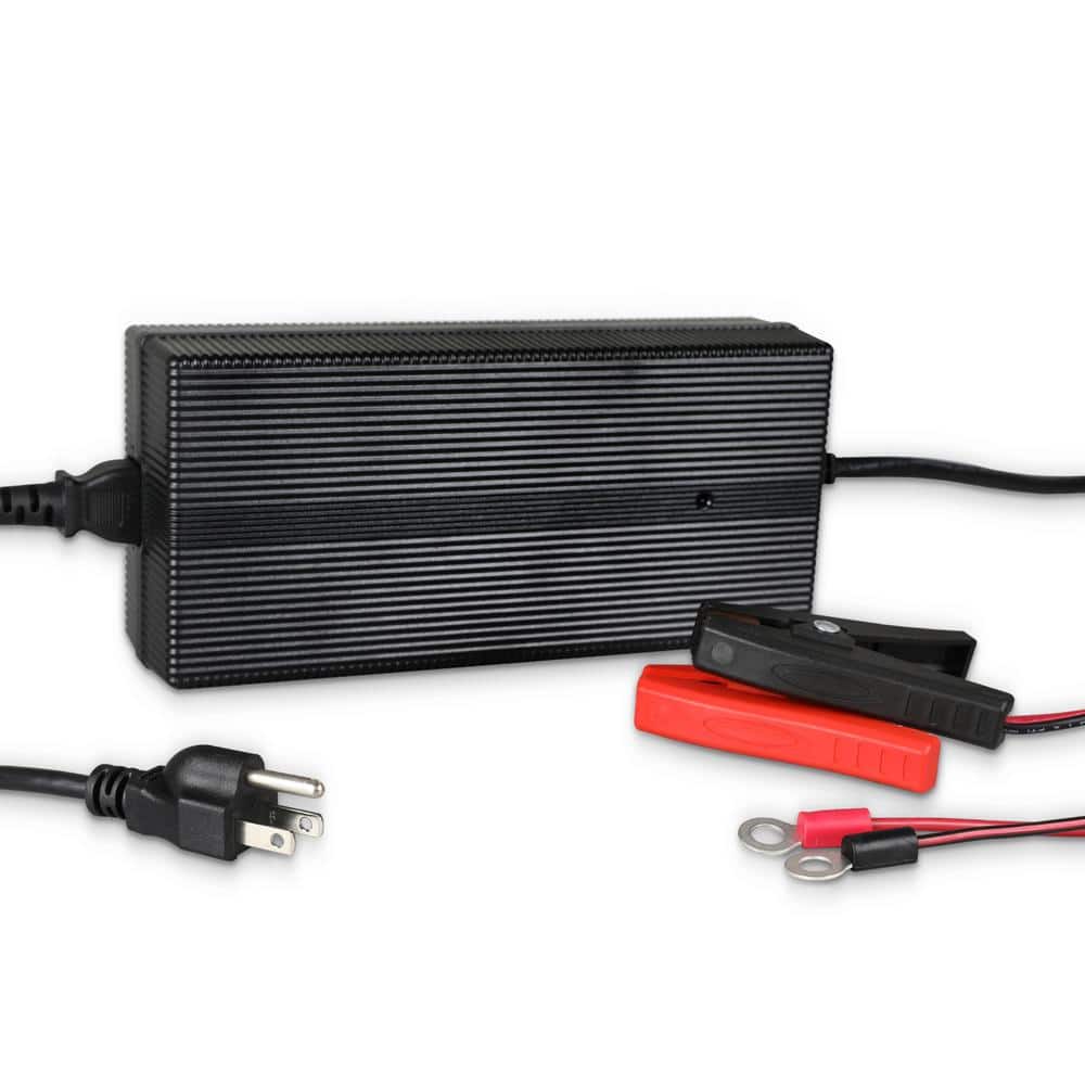 Renogy 24V 10A 240-Watt AC-to-DC LFP Portable Solar Battery Charger Plug-and-Play