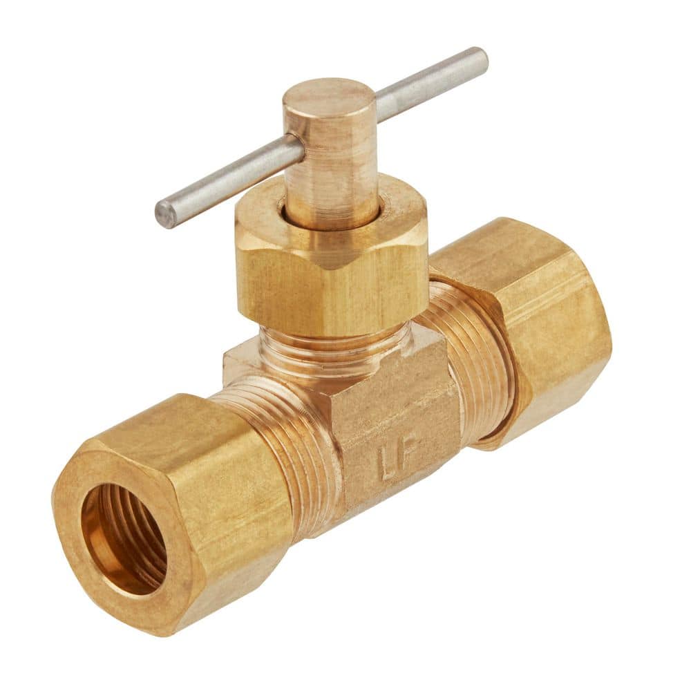 Everbilt 3/8 in. OD Compression Brass Valve Fitting