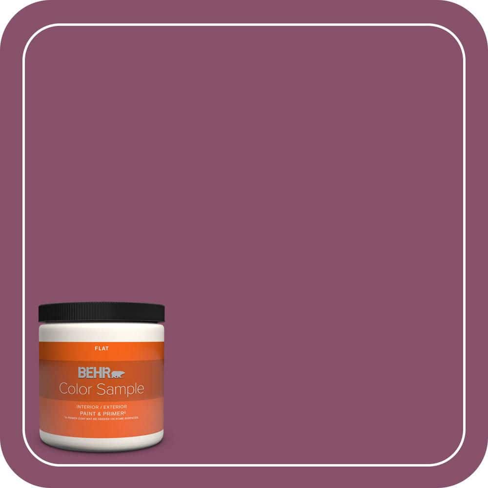 BEHR PREMIUM PLUS #M120-7 Raspberry Crush Enamel Interior Stain-Blocking Paint and Primer (1)
