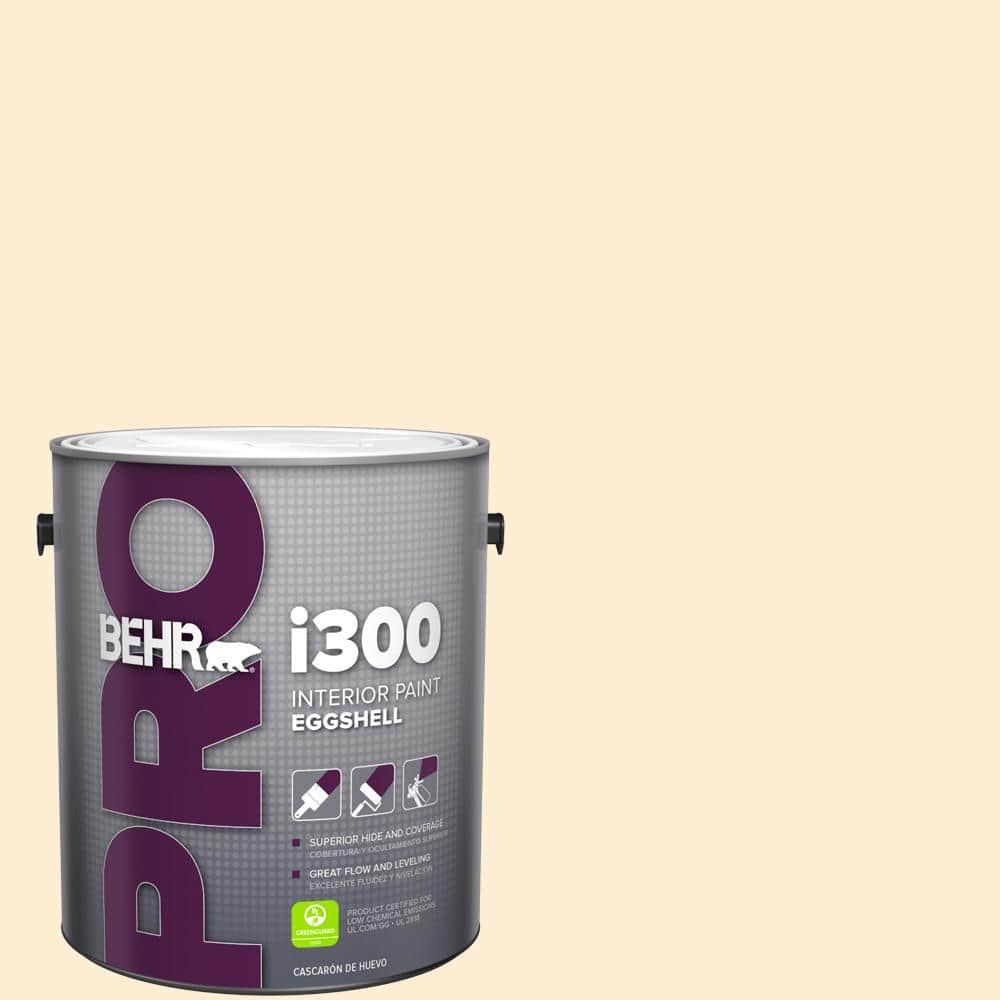 BEHR PRO 1 gal. #M270-1 Pearly White Eggshell Interior Paint