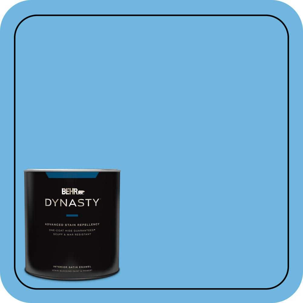BEHR DYNASTY 1 qt. #P500-4 Life Force Satin Enamel Interior Stain-Blocking Paint & Primer