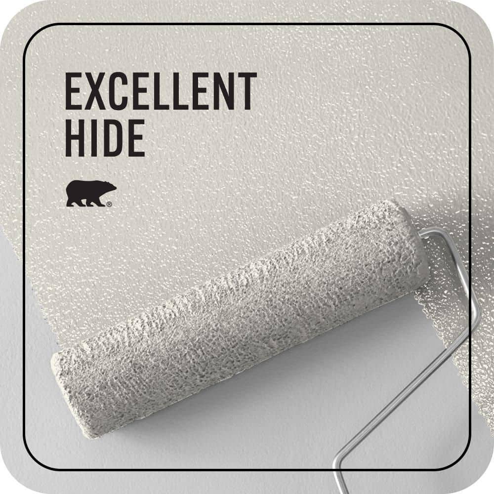 BEHR PREMIUM PLUS 1 gal. Designer Collection #DC-005 Natural White Ceiling Flat Interior Paint & Primer (2)